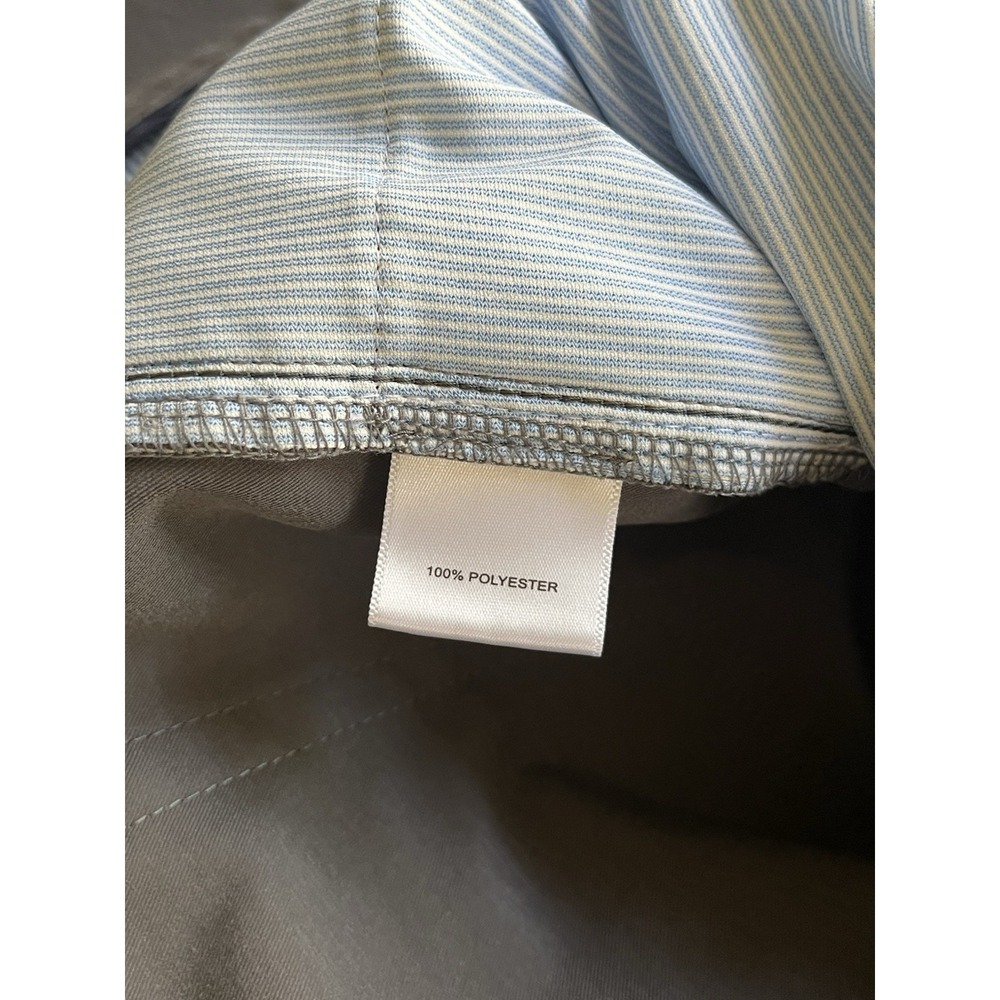 Peter Millar EB66 Polyester Golf Pants Gray 5 Pocket Performance, Size 34 - Picture 6 of 6